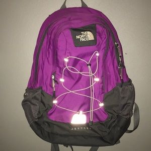 Purple back pack